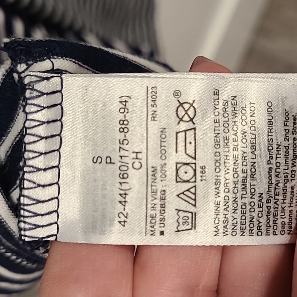 GAP| Relaxed striped shirt dress| New!| Size Small​ - Picture 7 of 7